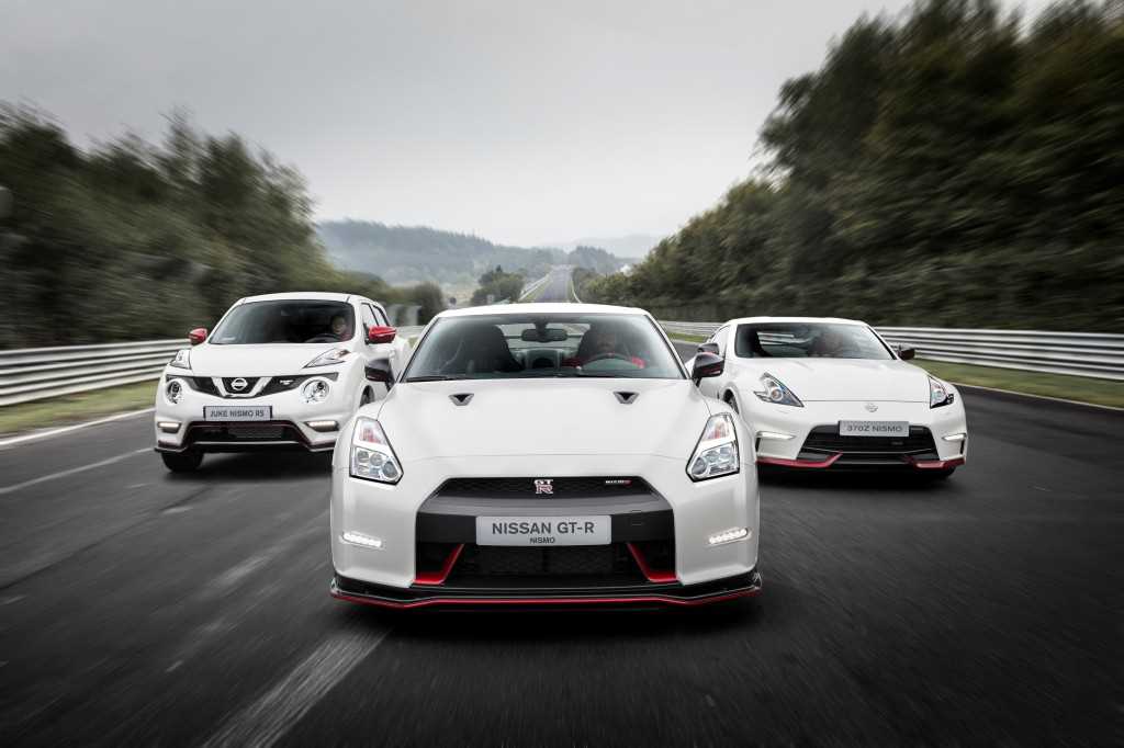 Nissan Nismo Juke, 370Z and GT-R
