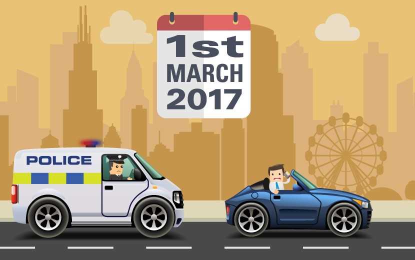 Mobile Phone Driving Law 2017