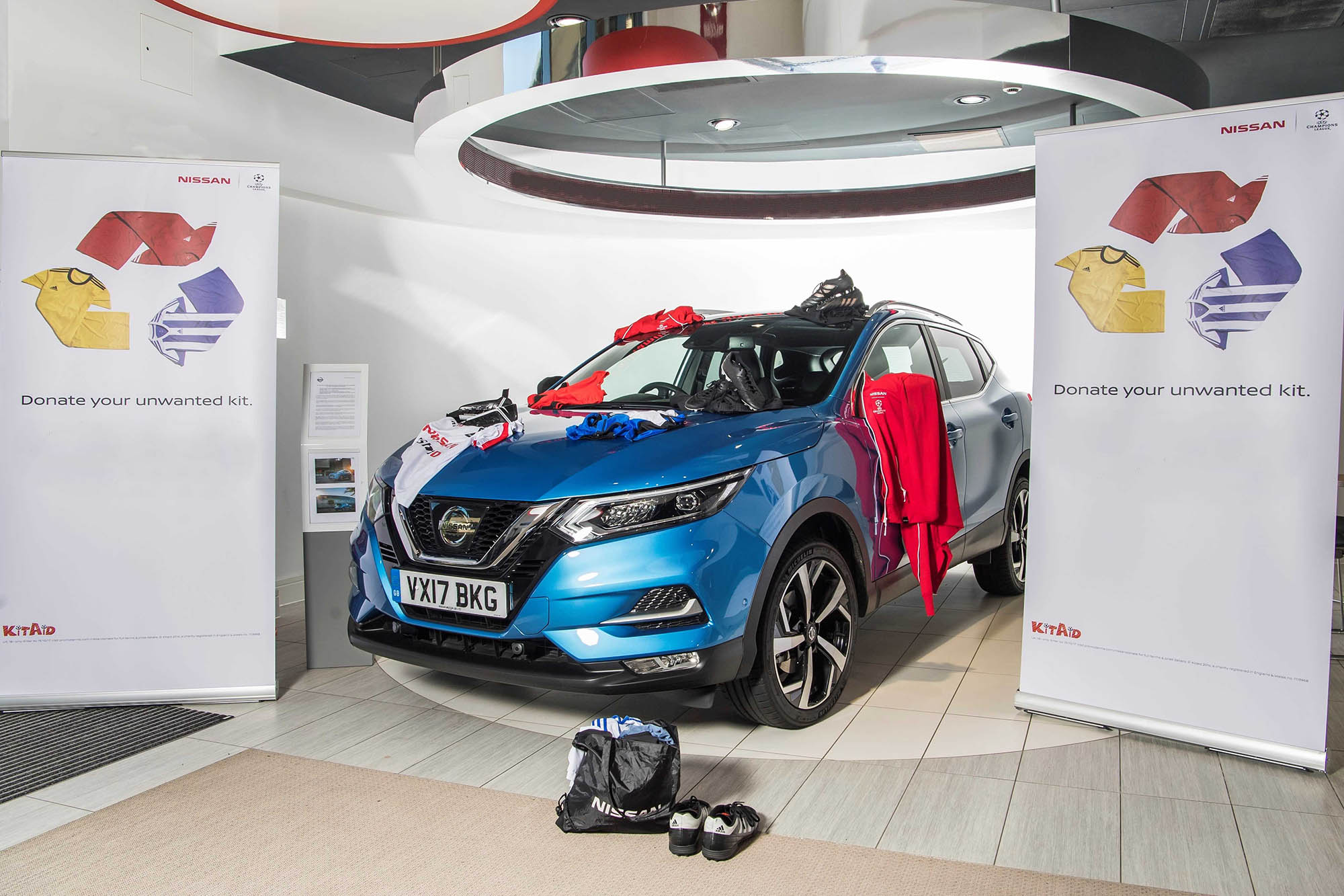 Nissan’s Drive To Boost Football Charity KitAid