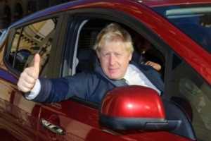 Even the Mayor of London Boris Johnson loves the Nissan LEAF - 2015 at West Way