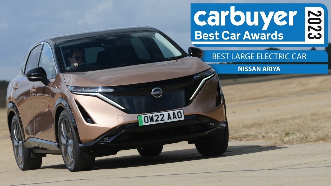 The New Nissan ARIYA Wins ‘Best Large Electric Car’ in Carbuyer Best Car Awards 2023