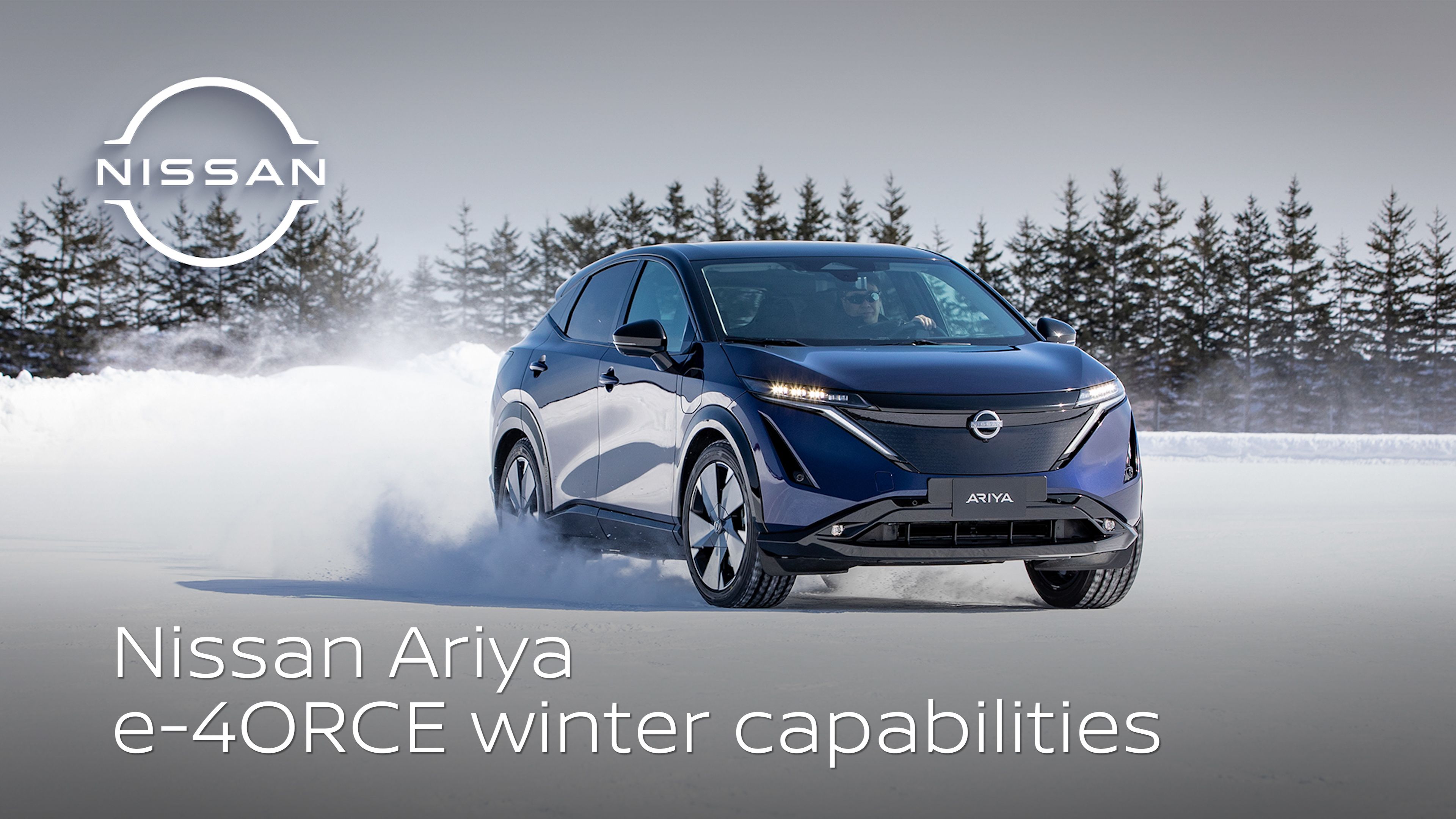 Nissan ARIYA e-4ORCE tackles icy winters with ease