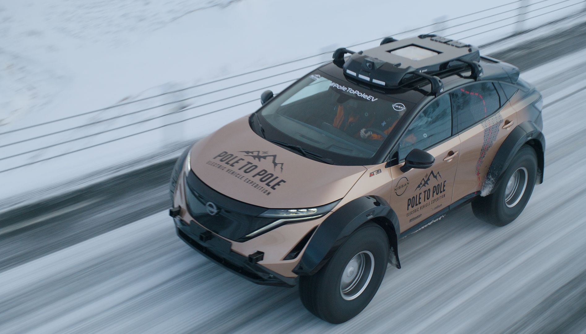 Adventure-ready Nissan ARIYA unveiled for epic Pole to Pole expedition