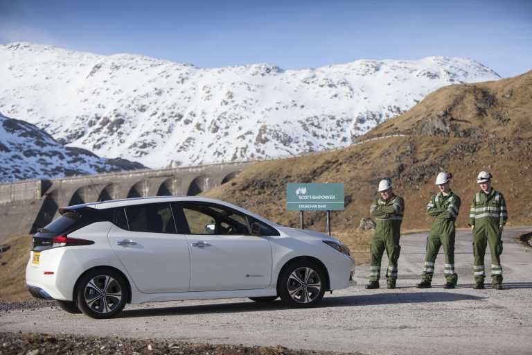 Scotland's "Biggest Battery" Charges New Nissan LEAF