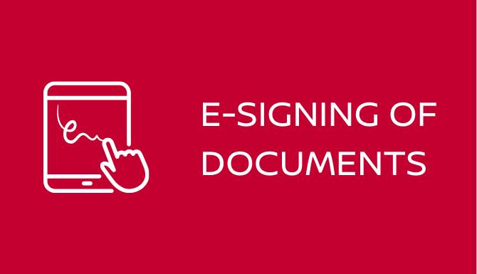 E-Signing Documents