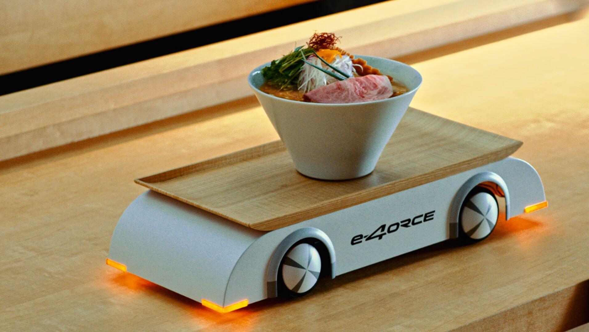 Nissan’s e-4ORCE technology delivers bowl of ramen perfectly