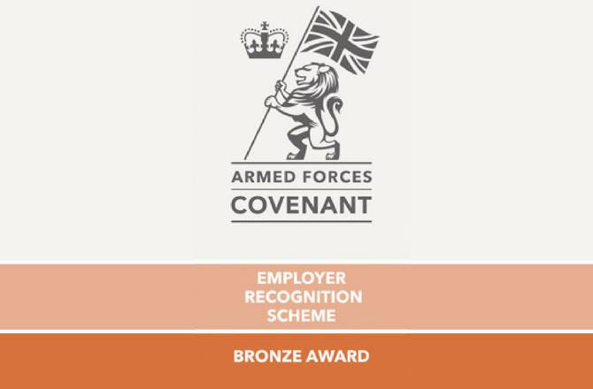 West Way Awarded Bronze in Defence Employer Recognition Scheme 