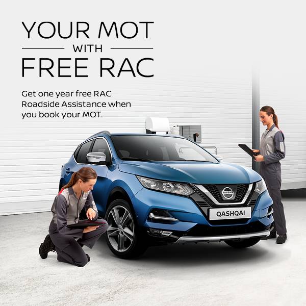Get 12 months FREE RAC cover worth £123 when you book an MOT with West Way