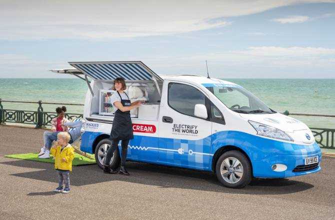 From Sky to Scoop: Nissan unveils zero-emission ice cream van concept for Clean Air Day