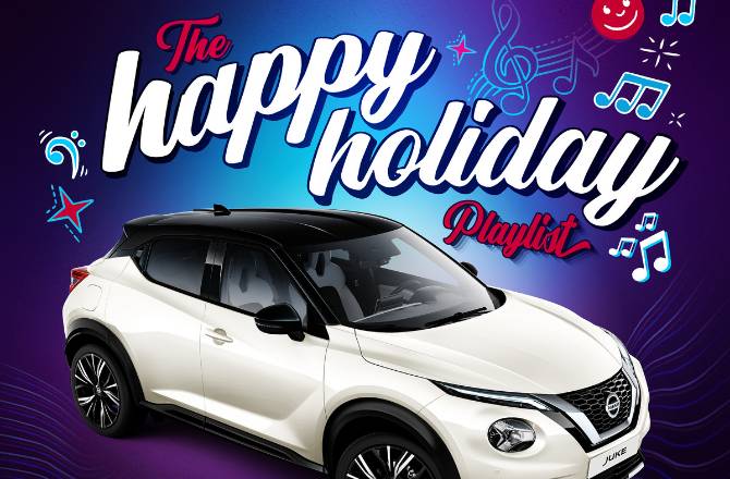 Nissan JUKE beats the winter blues with The Happy Holiday Playlist