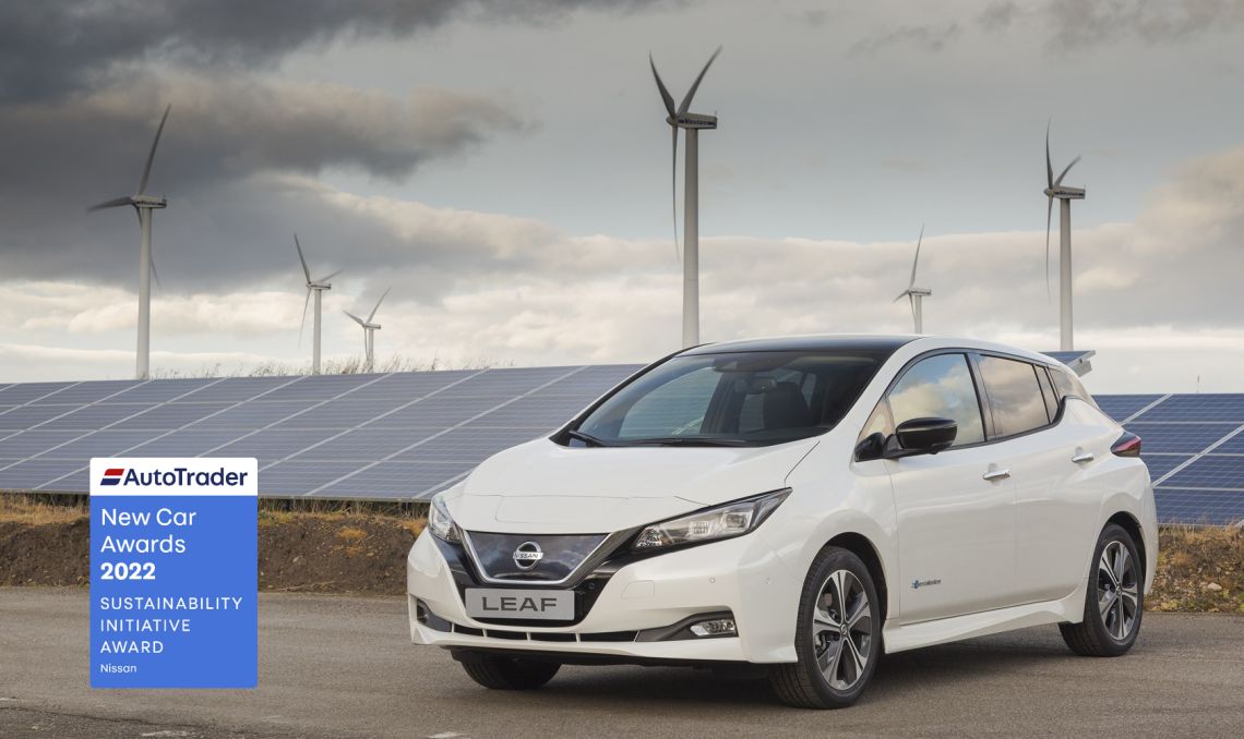 Nissan wins Sustainability Initiative Award at the Auto Trader New Car Awards 2022