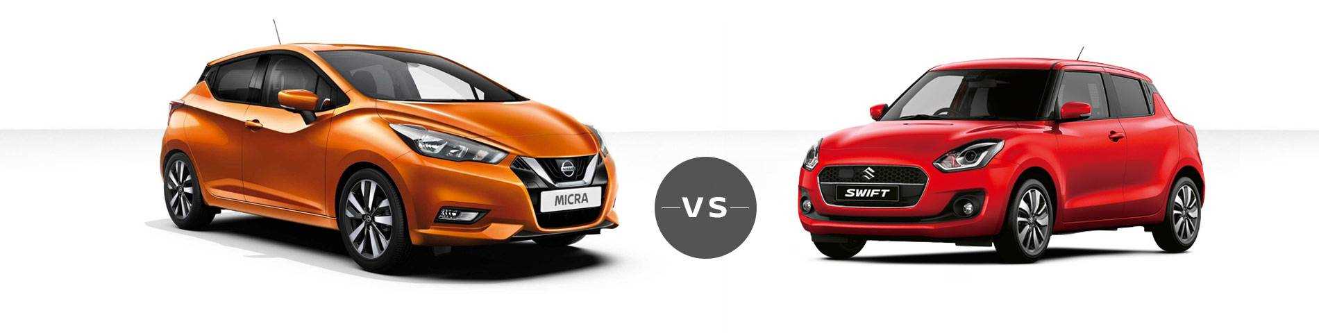 Nissan Micra vs Suzuki Swift