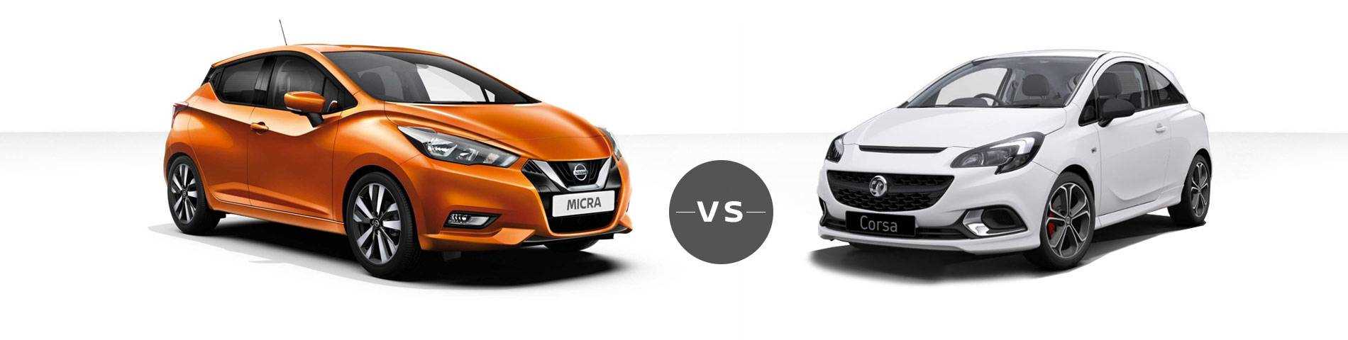 Nissan Micra vs Vauxhall Corsa