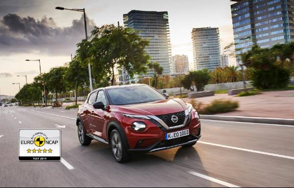 Top Euro NCAP 2019 safety rating for New Nissan JUKE