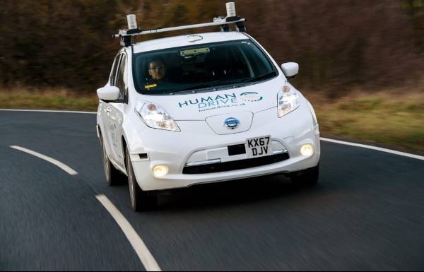 Nissan LEAF completes the UK’s longest and most complex autonomous car journey
