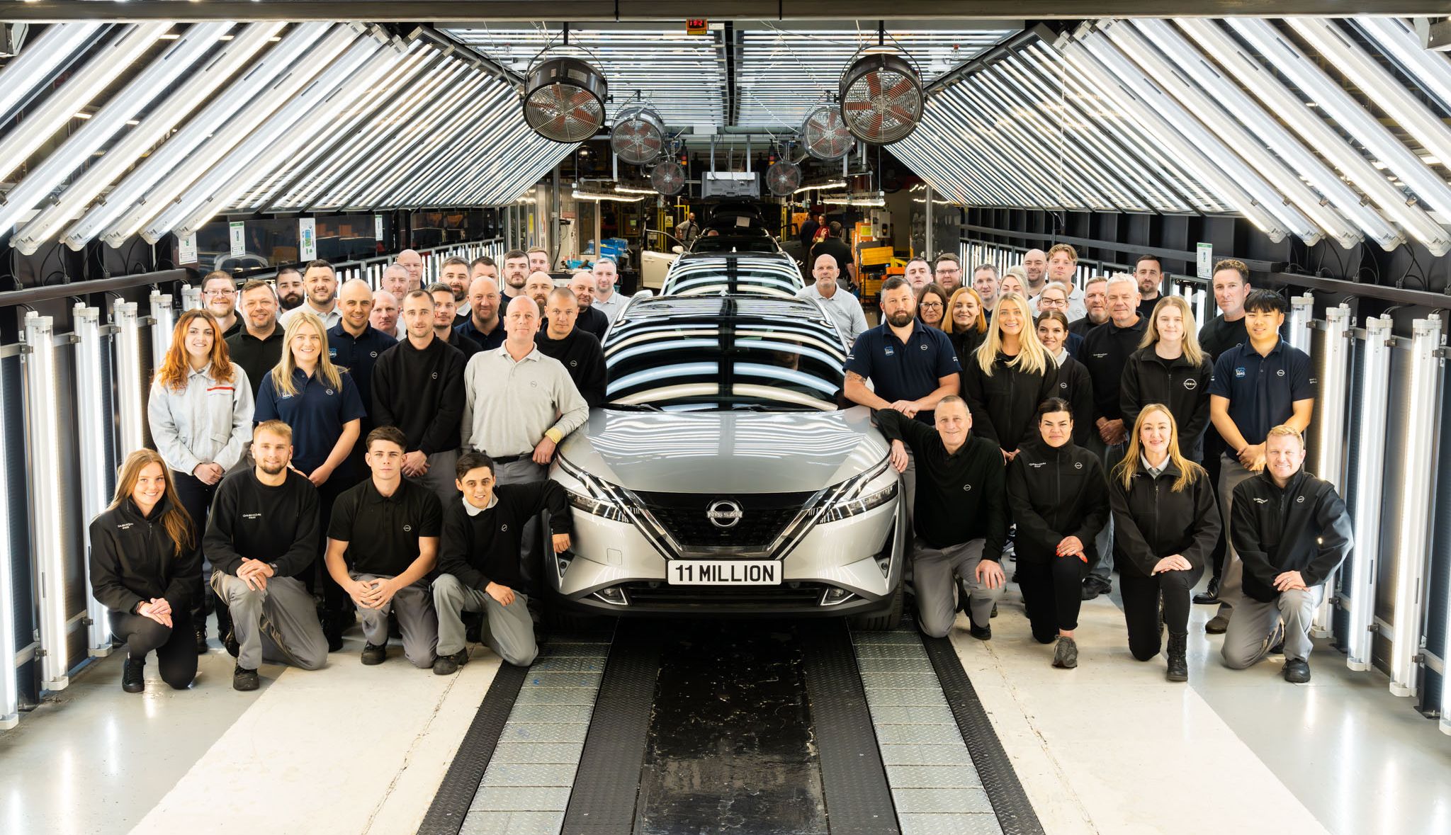 A car every two minutes for 37 years: Nissan Sunderland Plant passes 11 million milestone