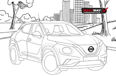 Download the West Way Nissan Colouring Sheets