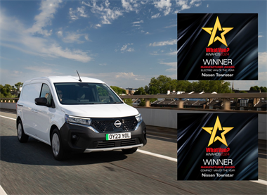 Nissan celebrates a double triumph at the 2024 What Van? Awards
