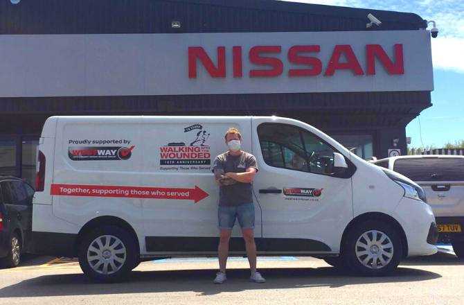 West Way pleased to provide Nissan NV300 to Walking With The Wounded
